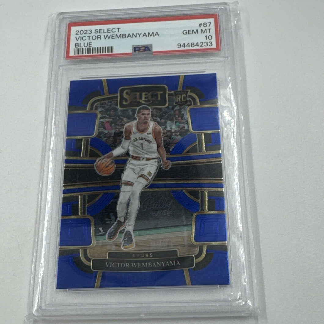 2023 Select #87 Victor Wembanyama Blue PSA 10