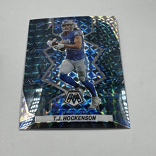 Load image into Gallery viewer, 2022 Panini Mosaic TJ Hockenson Genesis SSP Case Hit Card #68 Lions Vikings 🔥🔥