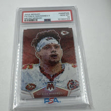 Load image into Gallery viewer, 2024 Mosaic PATRICK MAHOMES II MICRO MOSAIC PRIZM Case Hit SSP Chiefs - PSA-10