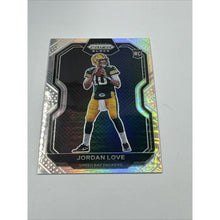 Load image into Gallery viewer, 2020 Panini Chronicles JORDAN LOVE ROOKIE BLACK SILVER PRIZM #PB-4 PACKERS