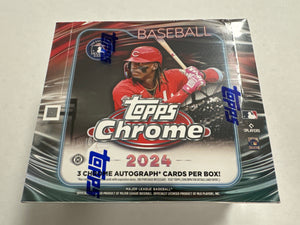 2024 Topps Chrome Baseball Jumbo Box