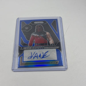 Kane /49 2024 WWE Prizm Legendary Signatures Auto Blue