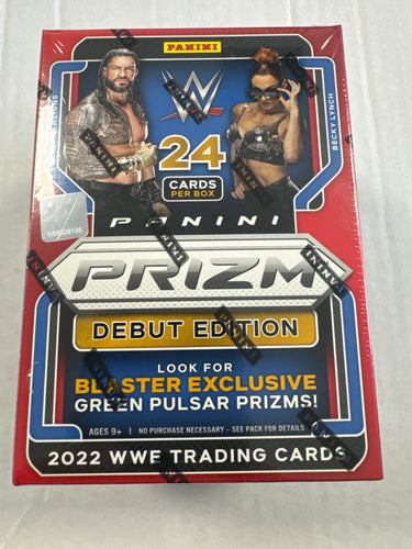 2022 Panini Prizm WWE Wrestling Blaster Box Debut Edition