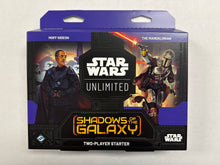 Load image into Gallery viewer, Star Wars Unlimited Shadows of the Galaxy 2 player starter set