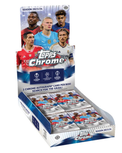 2023/24 Topps Chrome UEFA Club Competitions Soccer Hobby Box