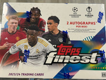 Load image into Gallery viewer, 2023/24 Topps UEFA Club Competitions Finest Soccer Hobby Box