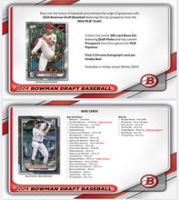 Load image into Gallery viewer, 2024 Bowman Draft Baseball Hobby Jumbo Box (release date 12/04/24)