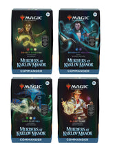 Load image into Gallery viewer, Set of 4 (1 of Each) Commander Decks Murders at Karlov Manor MKM MTG