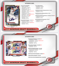 Load image into Gallery viewer, 2024 Bowman Draft Baseball Hobby Jumbo Box (release date 12/04/24)