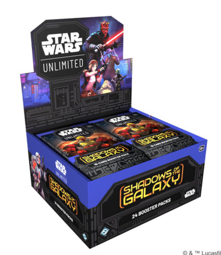 STAR WARS: UNLIMITED - SHADOWS OF THE GALAXY BOOSTER DISPLAY BOX