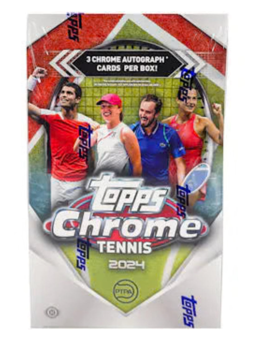 2024 Topps chrome Tennis Hobby Box