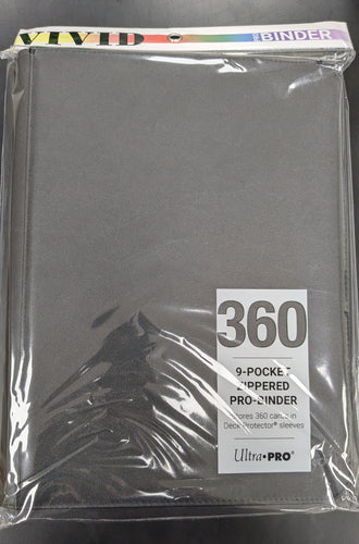 Black 360 9 pocket zippered Pro-binder