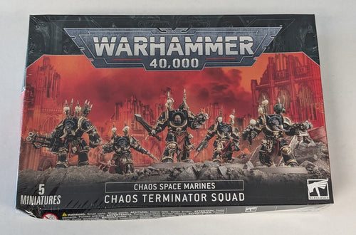 Warhammer 40k Chaos Space Marines Chaos Terminator Squad