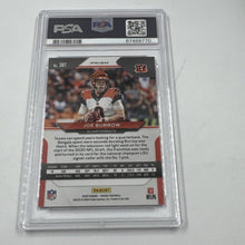 Load image into Gallery viewer, Panini 2020 Prizm Joe Burrow Red White Blue Prizm Rookie RC #307 PSA 9