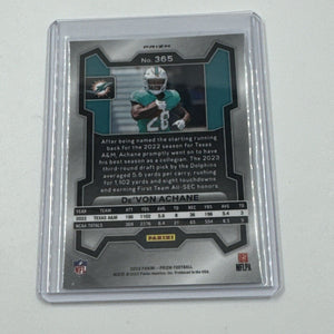 2023 Panini Prizm Prizms Silver #365 De'Von Achane