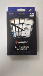 Ultra Pro 20 Count Magic the Gathering Erasable Tokens