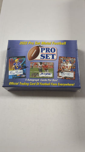 2022 Pro Set Metal Football Leaf