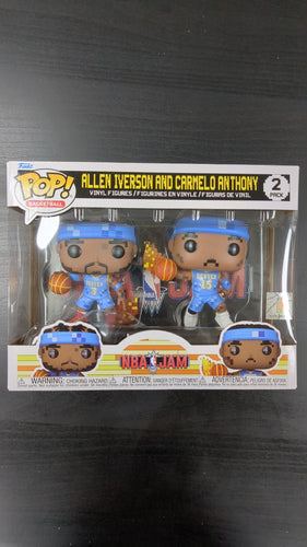 Allen Iverson and Carmelo Anthony Funko Pop