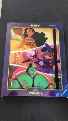 Disney Lorcana Lorebook Card Portfolio 9 pocket binder