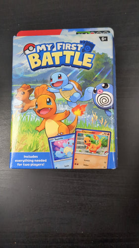 Pokemon My First Battle Charmander and Squirtle