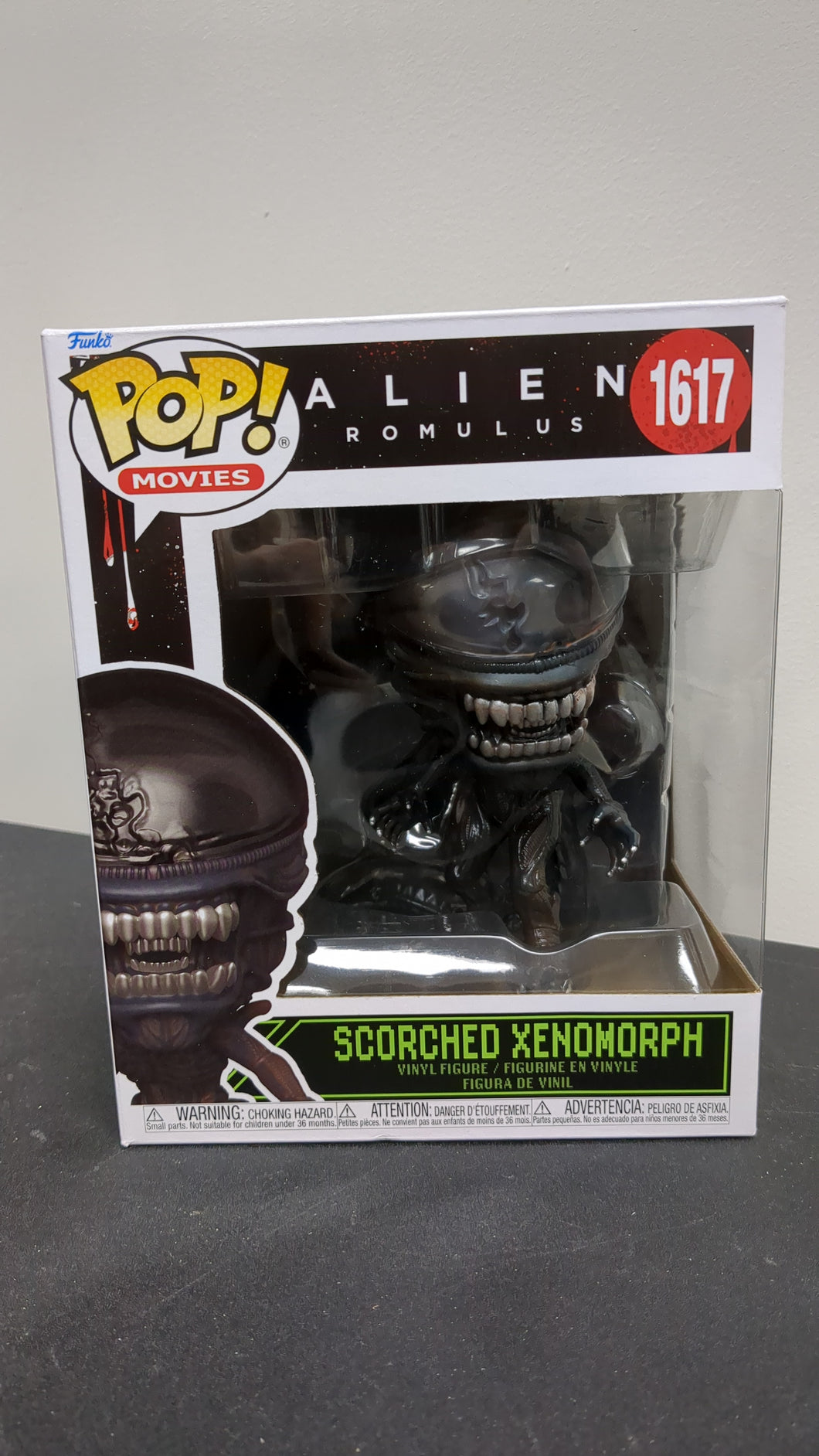 Alien Romulus #1617 Scorched Xenomorph Super Funko pop