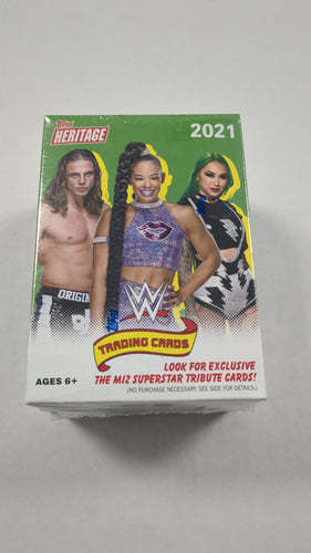 Topps Heritage 2021 WWE trading cards