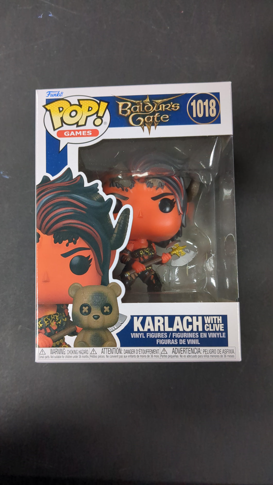 Baldurs Gate #1018 Karlach with Clive Funko pop