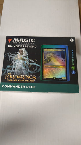 Magic the Gathering Universes beyond the Lord of the rings tales of Middle-earth Commander Deck elven Council