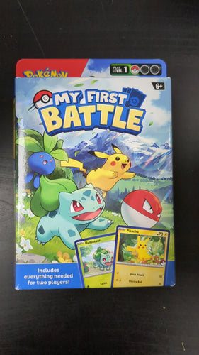 Pokemon My First Battle Pikachu and Bulbasaur