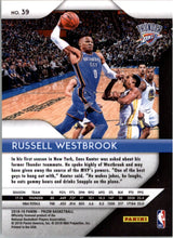 Load image into Gallery viewer, 2018-19 Panini Prizm Russell Westbrook Oklahoma City Thunder #39