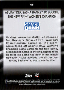 2021 Topps WWE Women's Division Asuka #66
