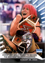Load image into Gallery viewer, 2021 Topps WWE Women&#39;s Division Asuka #66