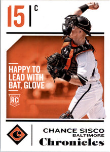 2018 Panini Chronicles Chance Sisco RC Baltimore Orioles #57