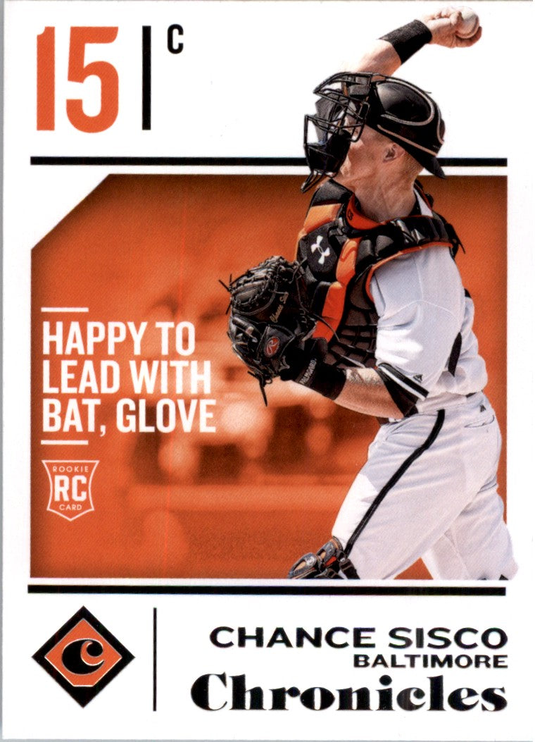 2018 Panini Chronicles Chance Sisco RC Baltimore Orioles #57