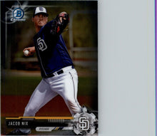 Load image into Gallery viewer, 2017 Bowman Chrome Prospects Jacob Nix San Diego Padres #BCP195