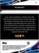 Load image into Gallery viewer, 2021 Topps Finest WWE Scarlett #96