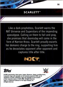 2021 Topps Finest WWE Scarlett #96