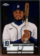 Load image into Gallery viewer, 2021 Topps Chrome Platinum Anniversary Jeimer Candelario Detroit Tigers #355