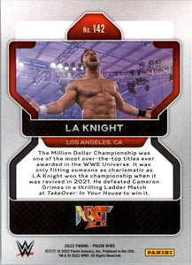 2022 Panini WWE Prizm LA Knight #142
