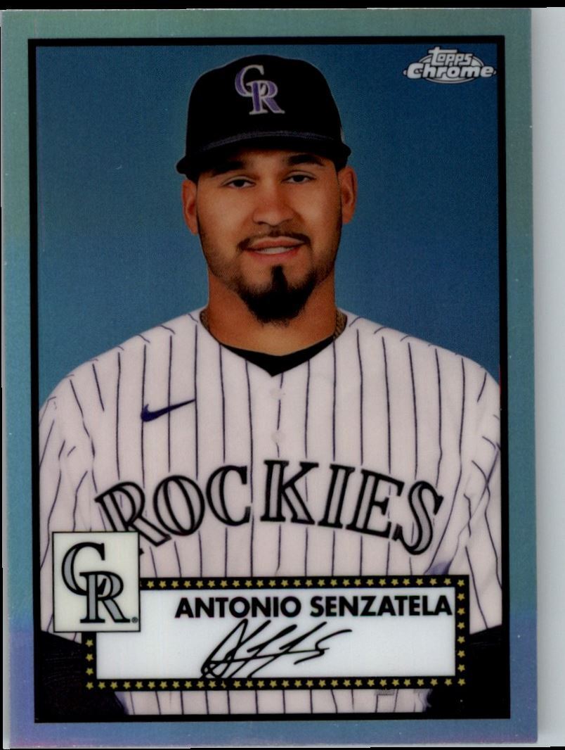 2021 Topps Chrome Platinum Anniversary Antonio Senzatela Colorado Rockies #386