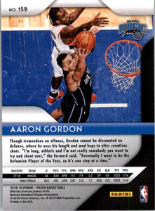 2018-19 Panini Prizm Aaron Gordon Orlando Magic #159