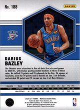 Load image into Gallery viewer, 2020-21 Panini Mosaic Darius Bazley Oklahoma City Thunder #188