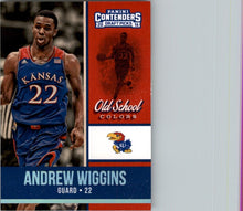 Load image into Gallery viewer, 2016-17 Panini Contenders Draft Picks Old School Colors Andrew Wiggins Kansas