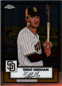 2021 Topps Chrome Platinum Anniversary Trent Grisham San Diego Padres #316