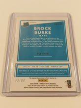Load image into Gallery viewer, 2020 OPTIC CHOICE PRIZMS BLUE MOJO AUTOGRAPHS /99 RC BROCK BURKE RANGERS
