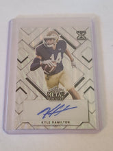 Load image into Gallery viewer, 2022 Leaf Metal Draft Football Kyle Hamilton Silver Wave /30 RAVENS