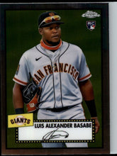 Load image into Gallery viewer, 2021 Topps Chrome Platinum Anniversary Luis Alexander Basabe San Francisco