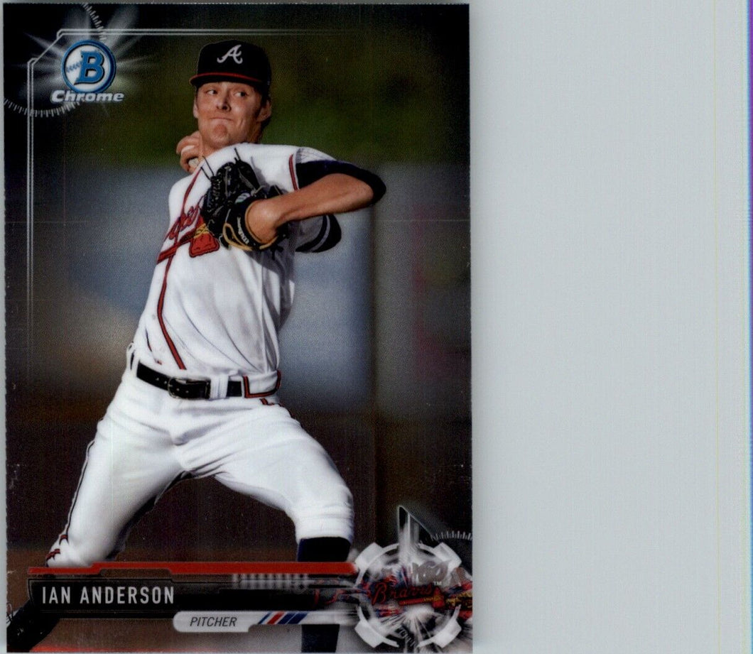 2017 Bowman Chrome Prospects Ian Anderson Atlanta Braves #BCP232