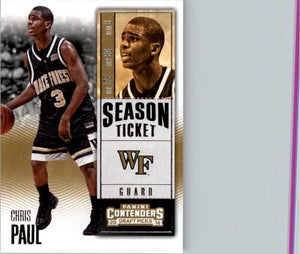 2016-17 Panini Contenders Draft Picks Chris Paul Wake Forest Demon Deacons #18