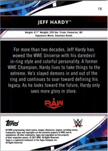 2021 Topps Finest WWE Jeff Hardy #15